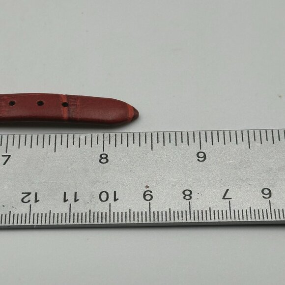 Wintex Watch Women Silver Tone Crystal Bezel Faceted Crystal Red Band Working - Picture 12 of 13